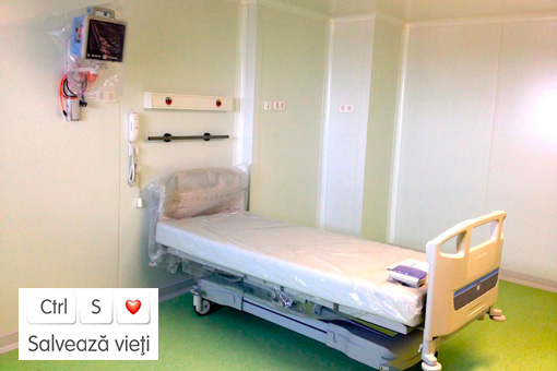 Isolation room hospital Bucharest
