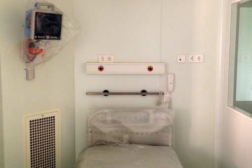 Isolation room 02 hospital Bucharest