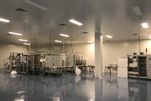 View 1 of the cleanroom Jesser Norsudex, Morocco